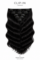 CLIP IN - BLACK CAVIAR 60"