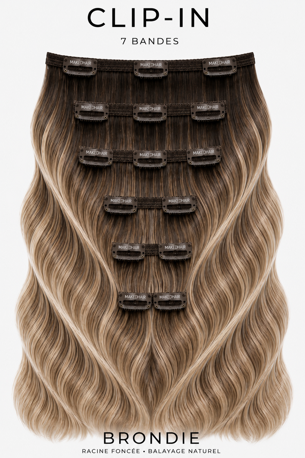 CLIP IN - BRONDIE 60