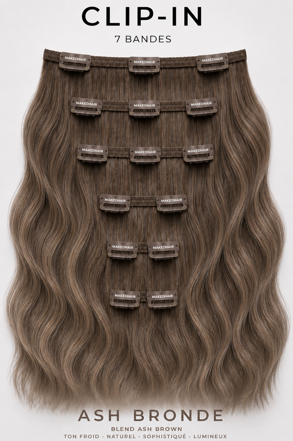 CLIPS IN - ASH BRONDE 60"
