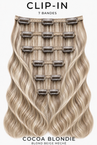 CLIP IN - COCOA BLONDIE 60"