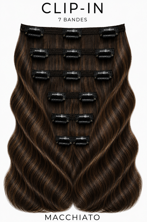 CLIP IN - MACCHIATO 60"